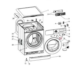 Снимка на Врътка програматор 513746-BAUKNECHT
