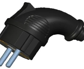 Снимка на 802ЕЛ02 Ъглов щепсел удароустойчив IP44 106-0400-0108