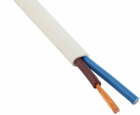 Снимка на 817ЕИ25 ШВПЛ-Б проводник 2х0.75мм бял плосък