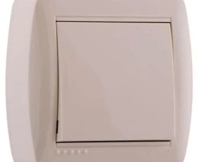 Снимка на 804ЕЛ04 Ключ открит монтаж Демет сх.1 крем 711-0300-100