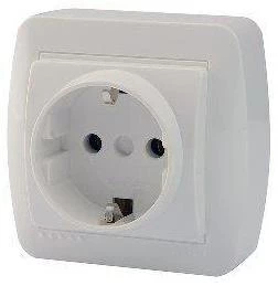 Снимка на 803ЕЛ13 Контакт единичен Демет бял 711-0200-122