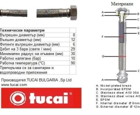 Снимка на 502ST25 Мека връзка 25 Г3/8-Г1/2 8767