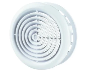 Снимка на 440MB40 Кръгла пластмасова вентилационна решетка VENTS MV 100 PFS, ABS