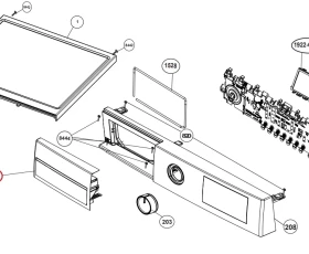 Снимка на Капак на вана за прах 1408809022 - BEKO