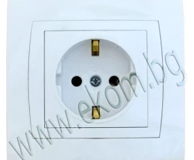 Снимка на 803НК07 Контакт Мираж бял