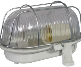 Снимка на 811PB00 Тяло осветително, стъкло, мет. мрежа, сиво OWAL60