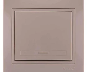 Снимка на 804ЕЛ05 Ключ скрит монтаж Мира сх.1 крем 701-0303-100