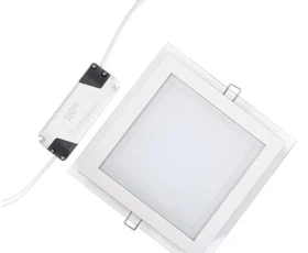 Снимка на LED СТЪКЛЕН ПАНЕЛ ЗА ВГРАЖДАНЕ, КВАДРАТ, 18W, 4200K, 220V, НЕУТРАЛНА СВЕТЛИНА, SMD5730
