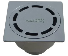 Снимка на 103WT20 Сифон подов алуминиев прав квадратен - лакиран - Ф 50