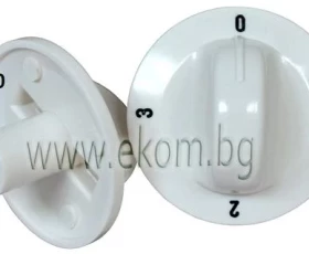 Снимка на 341CU37 Врътка за печка BEKO - 4 такта бяла гравирана