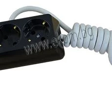 Снимка на 801TH51 Съединител четворен с шнур -2m 3x1.5 черен