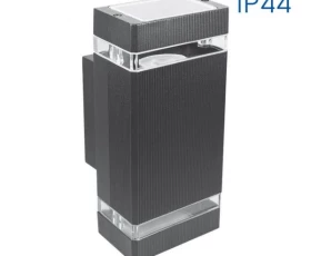 Снимка на 811VX04 Фасадно осветително тяло SIBIU 2XGU10 BK IP44 VIV004274