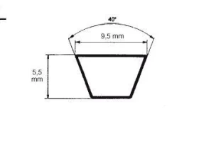Снимка на 116LG43A Ремък 3L 536