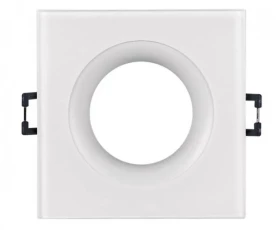 Снимка на РАМКА ЗА ВГРАЖДАНЕ КВАДРАТ, БЯЛА, СТАЦИОНАРНА, IP44, АЛУМИНИЙ И СТЪКЛО