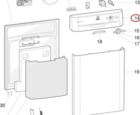 Снимка на Преден панел 144070-INDESIT