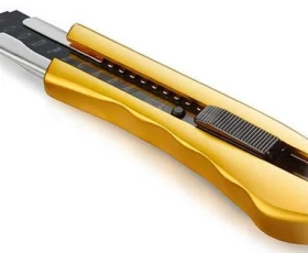 Снимка на 862ЕЛ03 МАКЕТЕН НОЖ АЛУМИНИЕВ ЗЛАТИСТ FD-788