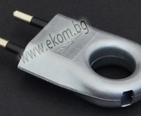 Снимка на 802МП08 Щепсел с дръжка 6 А ЕВРО Сив металик 10019.03