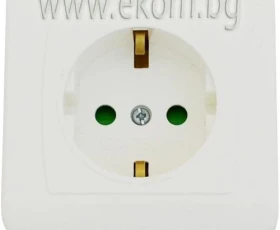 Снимка на 803НК11 Контакт Мираж бял открит монтаж