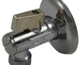 Снимка на Сферичен кран с филтър ф10x1/2" ъглов