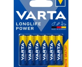 Снимка на 902VR13 Усилени алкални батерии Varta Longlife Power AAA LR03 4+2 бр.