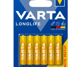 Снимка на 902VR24 Алкални батерии Varta Longlife AAA LR03 4+2 бр.