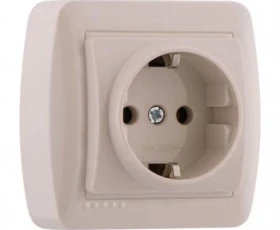 Снимка на 803ЕЛ07 Контакт единичен Демет крем 711-0300-122