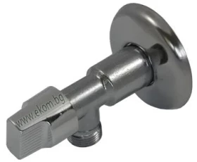 Снимка на Сферичен кран 1/2"x1/2" ъглов 1/4 завъртане