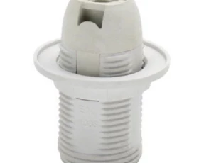 Снимка на 806HZ03 Фасунга с ринг бяла Е14 HL587