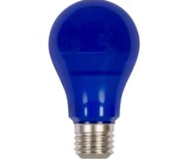 Снимка на LED лампа крушка 6W, E27, 220-240V AC, синя светлина