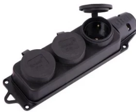 Снимка на 801ЕЛ01 Съединител троен без шнур гумиран IP44 106-0400-0101