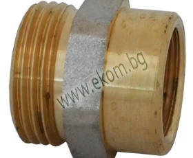 Снимка на 900TM23 Нипел-муфа 1/2Fх3/4"18