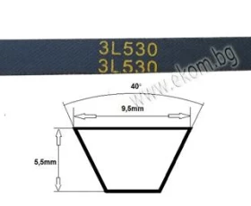 Снимка на 116LG74A Ремък 3L 530