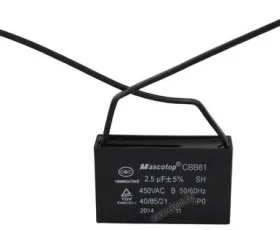 Снимка на 412AV84 Кондензатор 2,5mF/450VAC със изводи