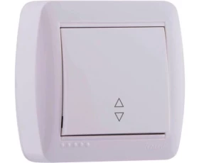 Снимка на 804ЕЛ16 Ключ открит монтаж Демет сх.6 бял 711-0200-105