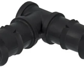 Снимка на 103AD01 Коляно оребрено за многослоен капков маркуч