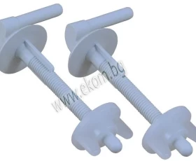 Снимка на 107WT00 Болт с гайка за капак за моноблок Санитапласт (к-кт)